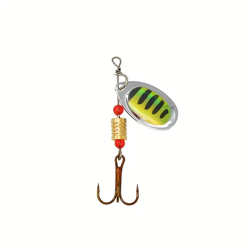 10pc Hard Metal Spinner Bait Kit for Bass Trout Salmon