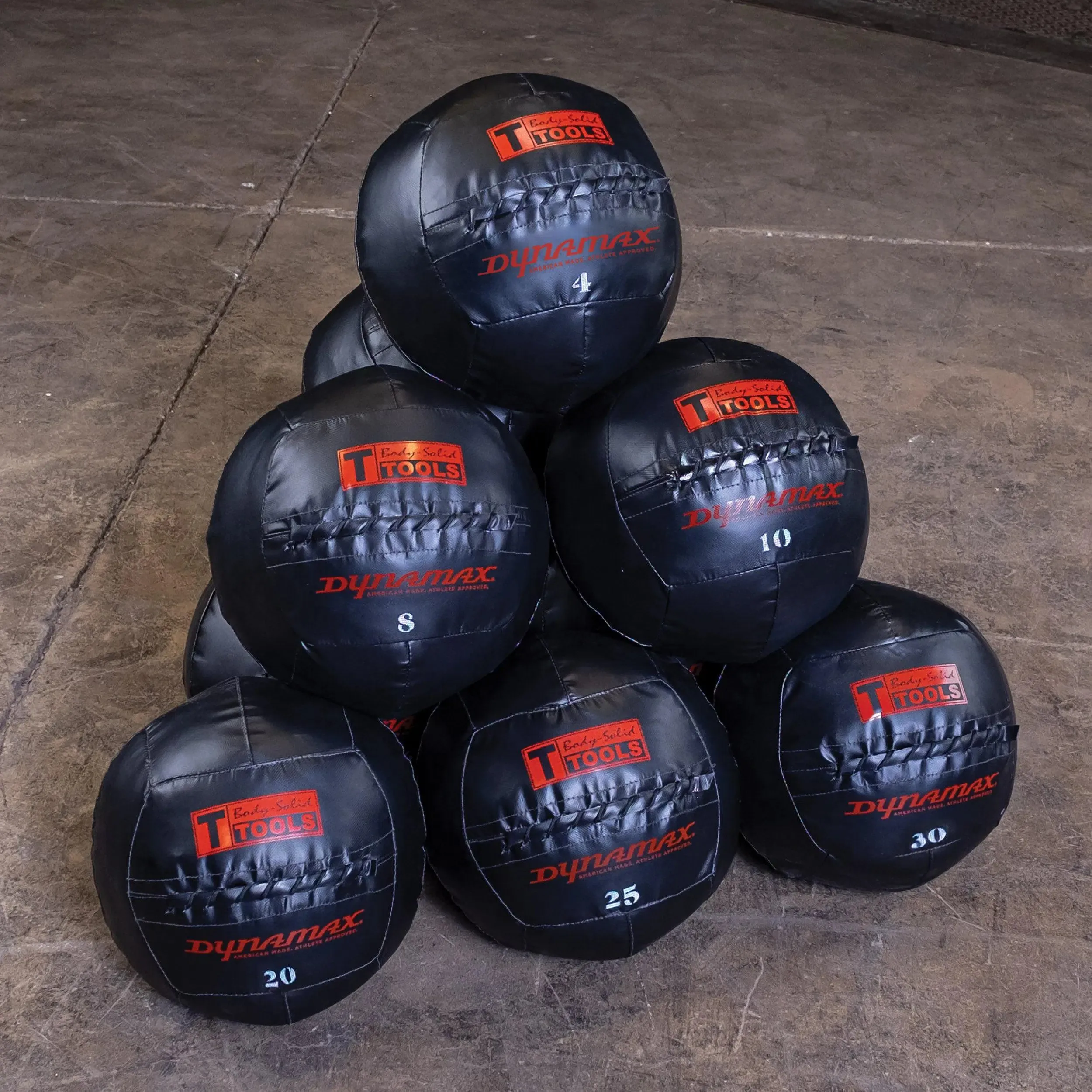 Body-Solid Dynamax Wall Balls 4-30 lb. Set