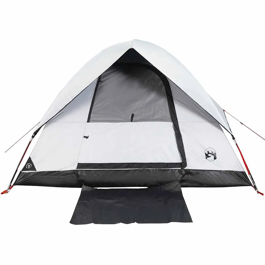 Camping Tent Dome 3-Person White Blackout Fabric Waterproof