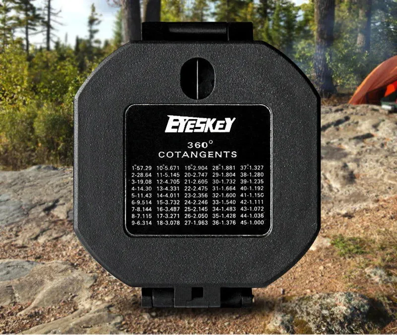 Eyeskey Professional Geological Compass Handheld Lightweight Outdoor Survival Military Compass for Measuring Slope Distance