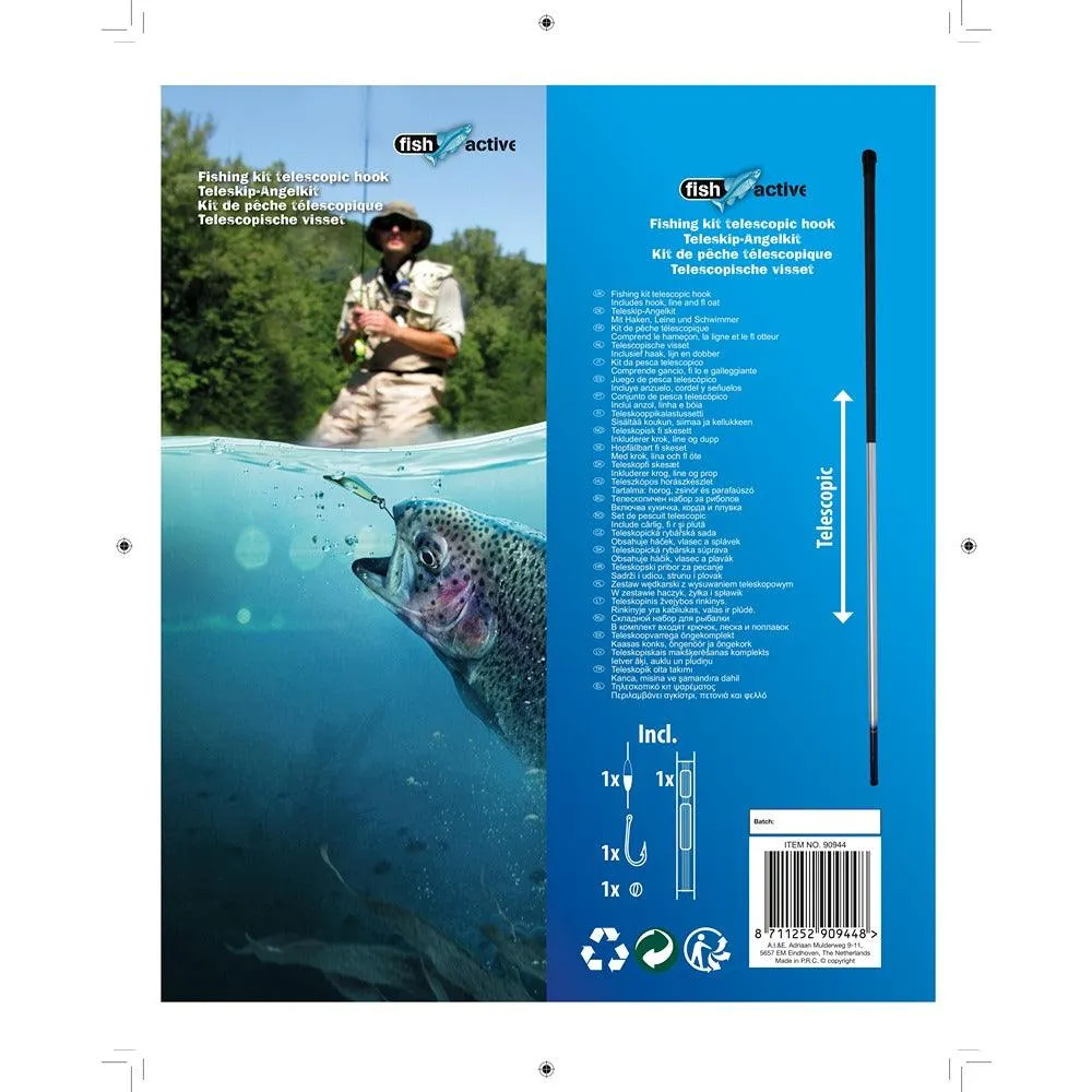 Fish Active Fishing Kit Telescopic Floater & Hook | 280 cm