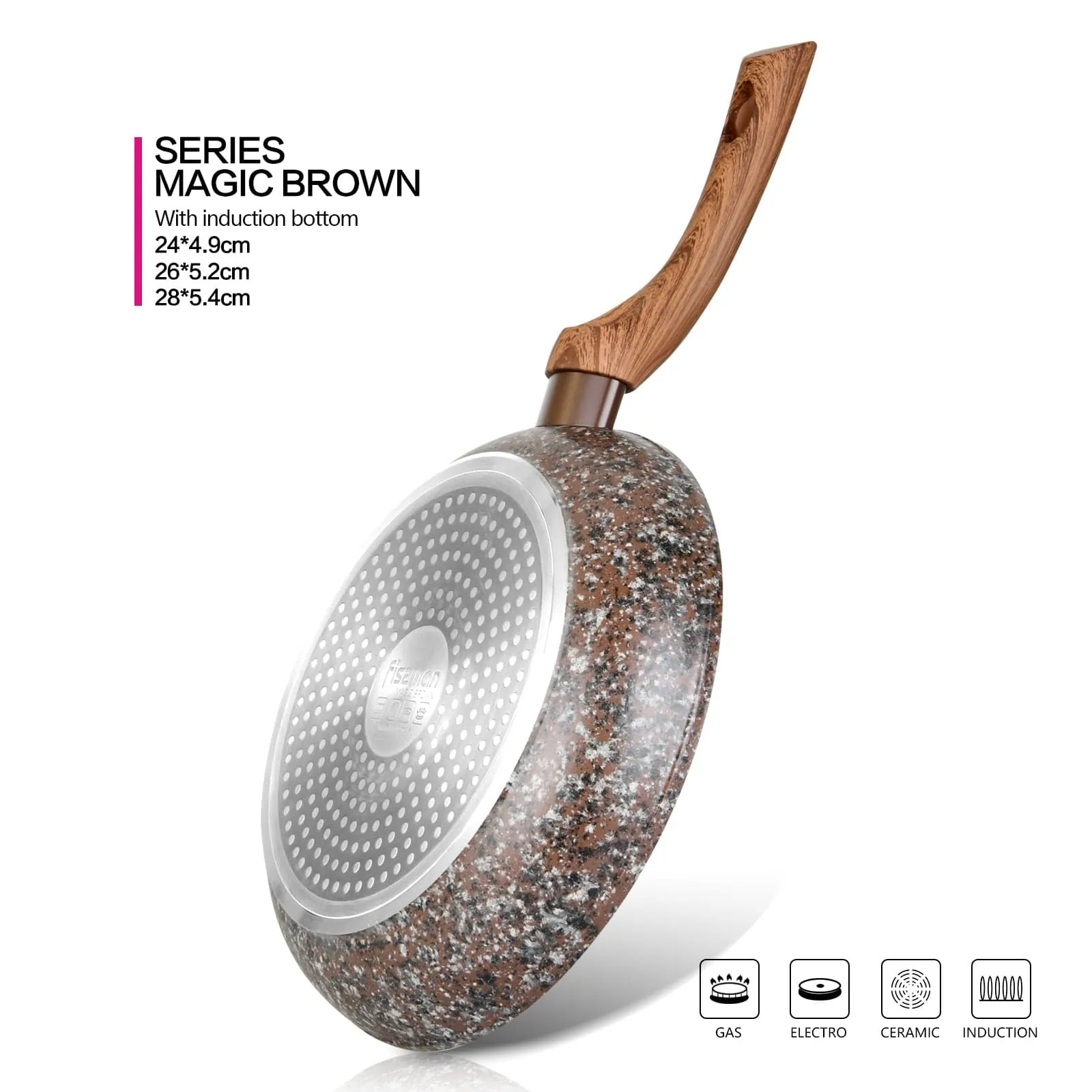 Fissman Frying Pan Magic With Induction Bottom Multicolour 24cm