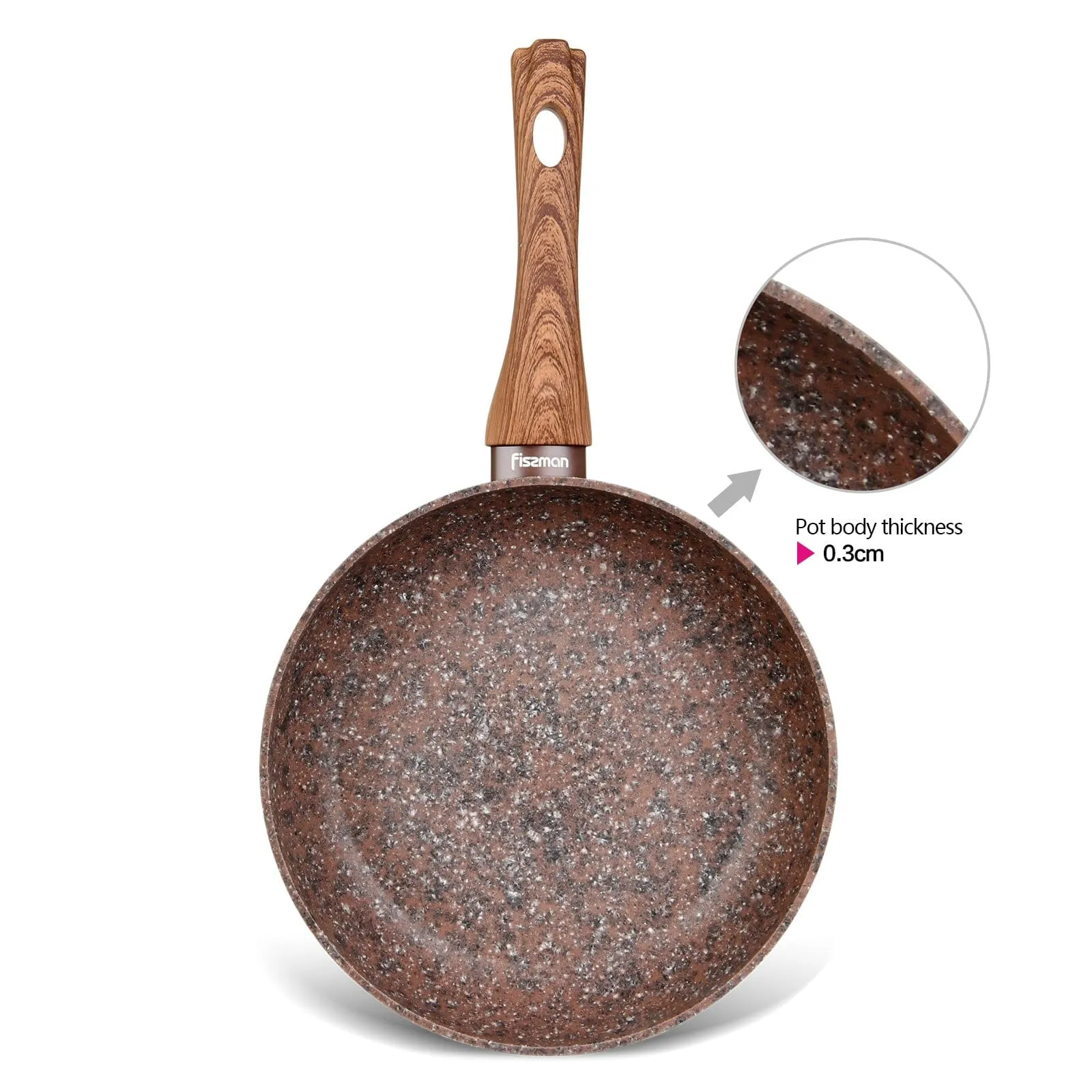 Fissman Frying Pan Magic With Induction Bottom Multicolour 24cm