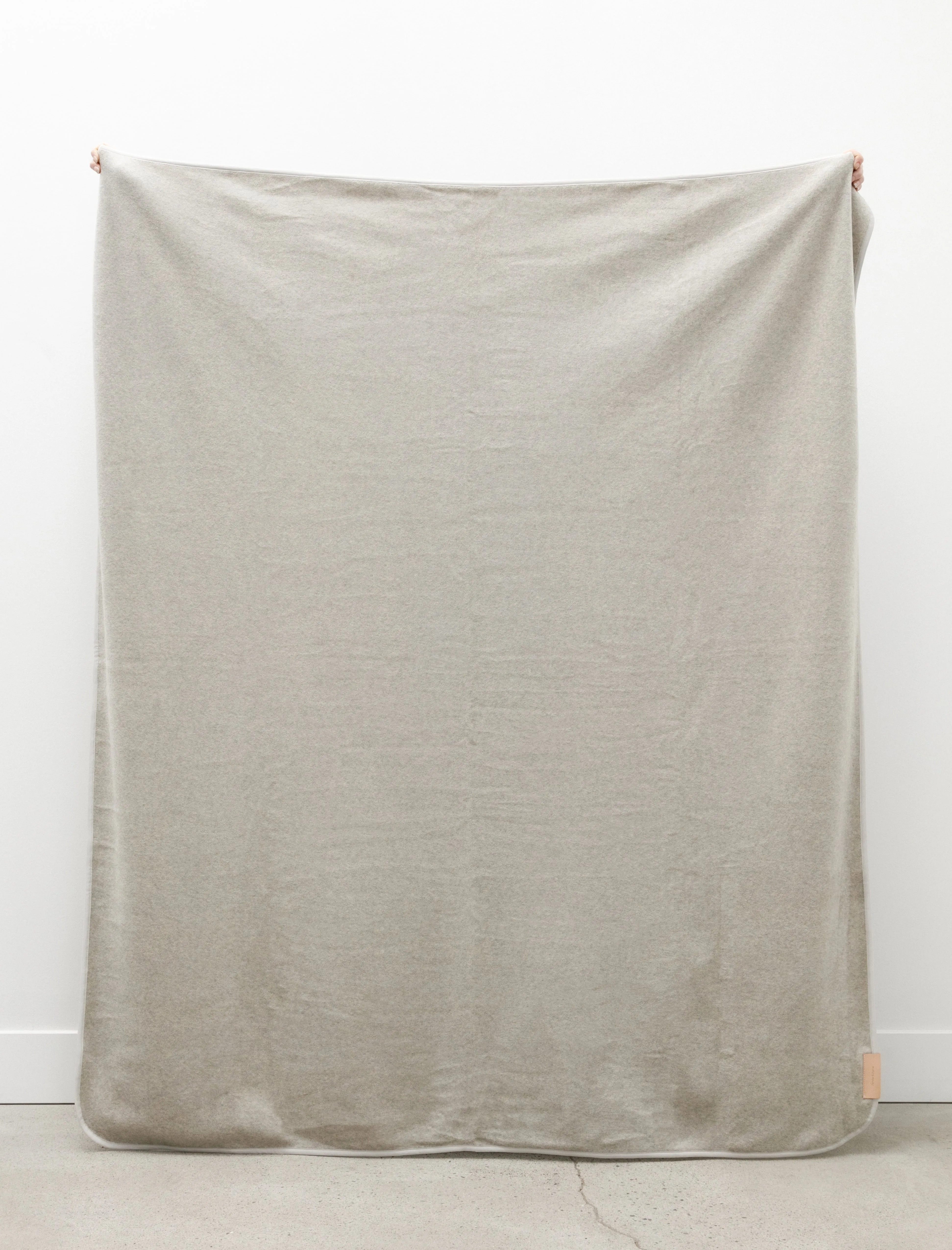 Fleece Blanket Large Melange Grey