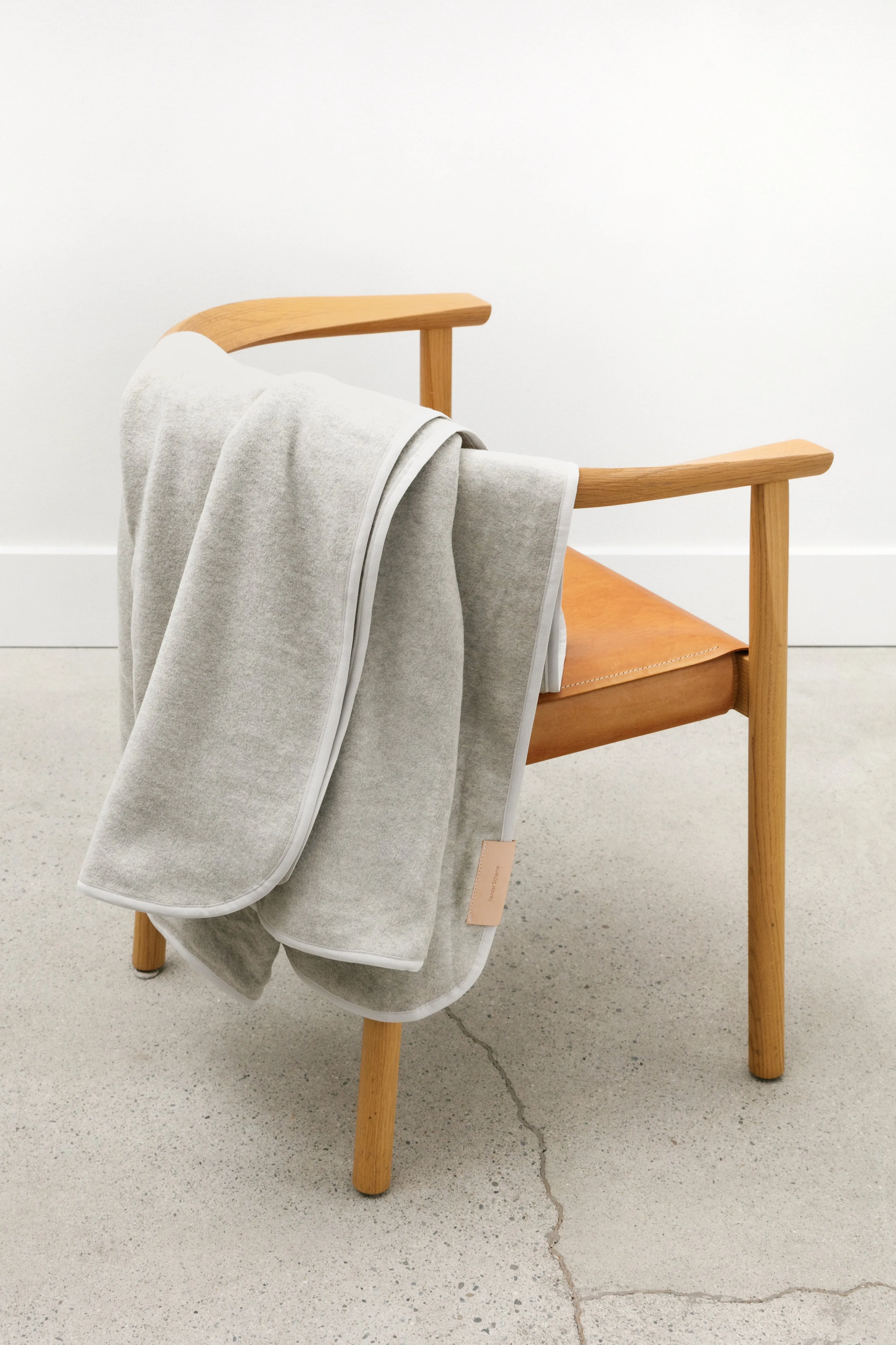 Fleece Blanket Large Melange Grey