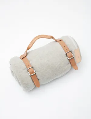 Fleece Blanket Large Melange Grey