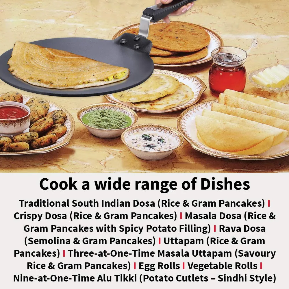 Futura 33 cm Dosa Tava Nonstick , 4.88 mm NDT 33