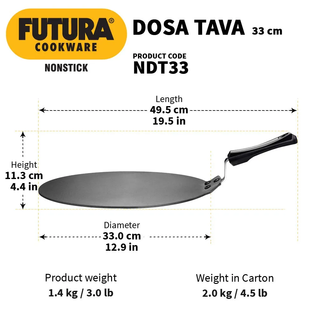 Futura 33 cm Dosa Tava Nonstick , 4.88 mm NDT 33