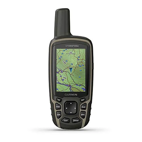 Garmin GPSMAP 64sx, Handheld GPS with Altimeter and Compass