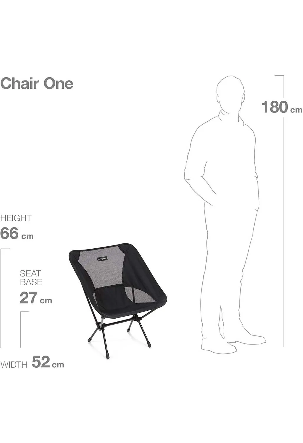 Helinox Chair One - Black Tie Dye