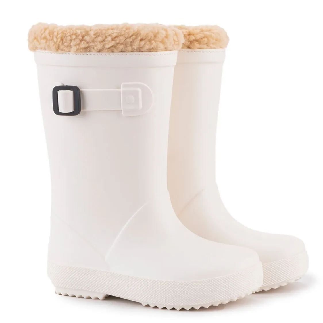 Igor Boy's & Girl's Euri Borreguito Lined Rain Boots, Blanco