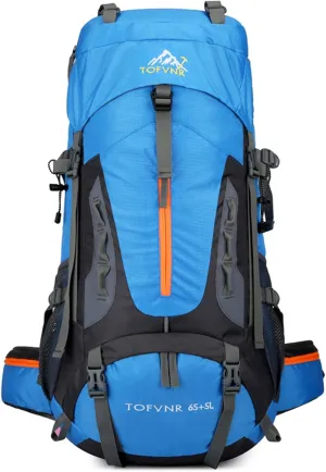 kingsea 70L Large Camping Hiking Backpack, Lightweight Nylon Trekking Rucksack,For Men Women Outdoor Large Capacity Sports Mountaineering Backpack Climbing Travel Waterproof Daypack