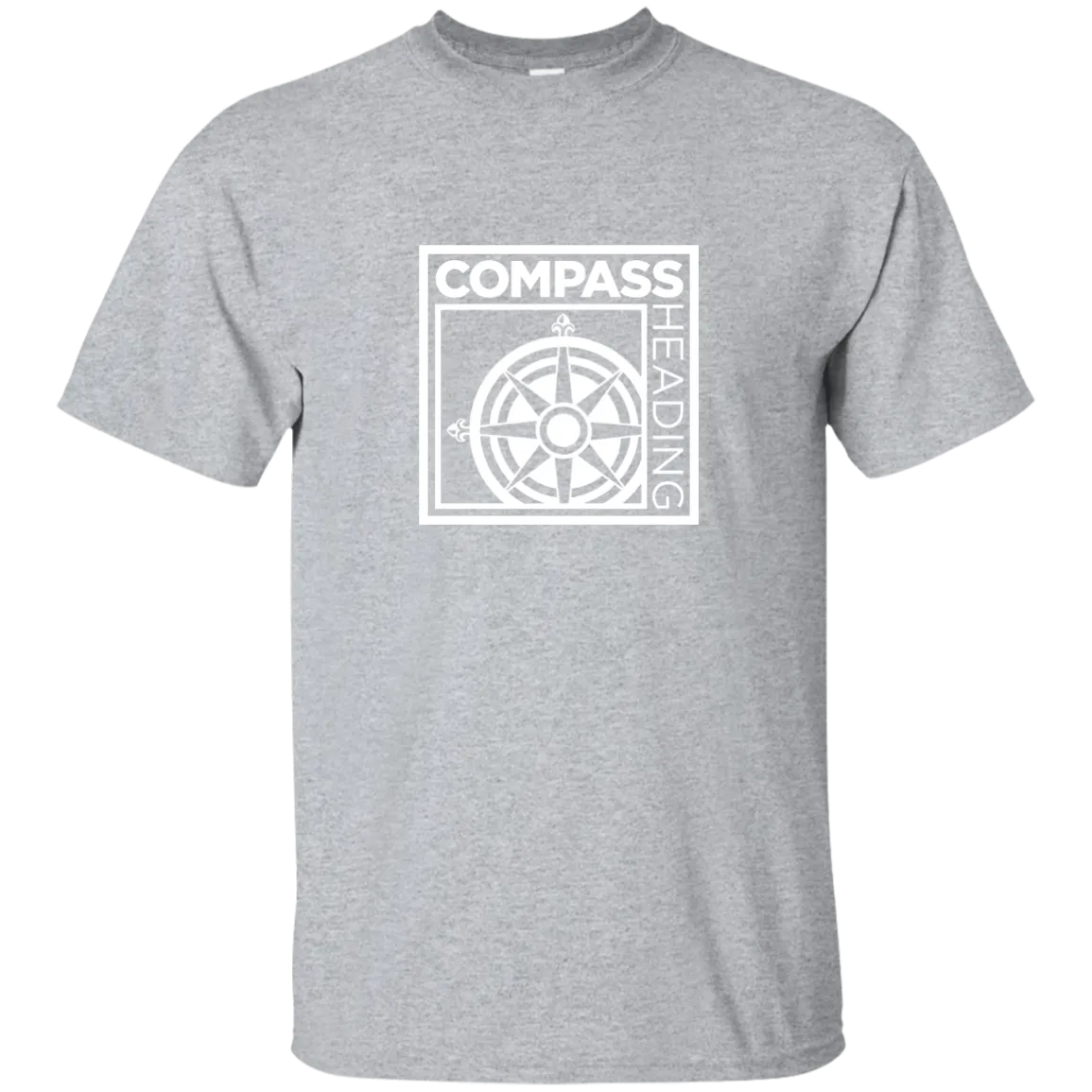 “Know Your Boat” – compass - White on Light Custom Ultra Cotton T-Shirt