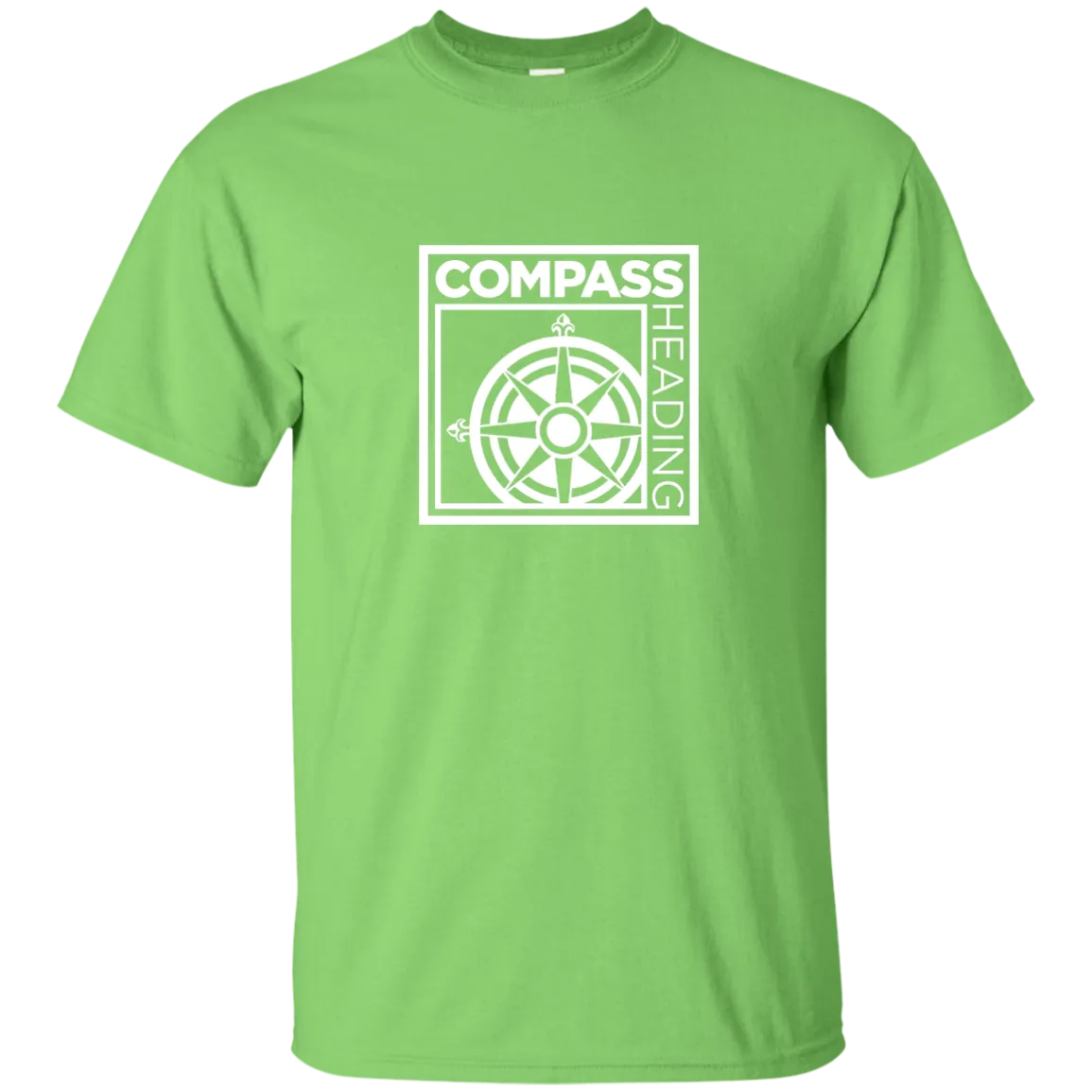 “Know Your Boat” – compass - White on Light Custom Ultra Cotton T-Shirt