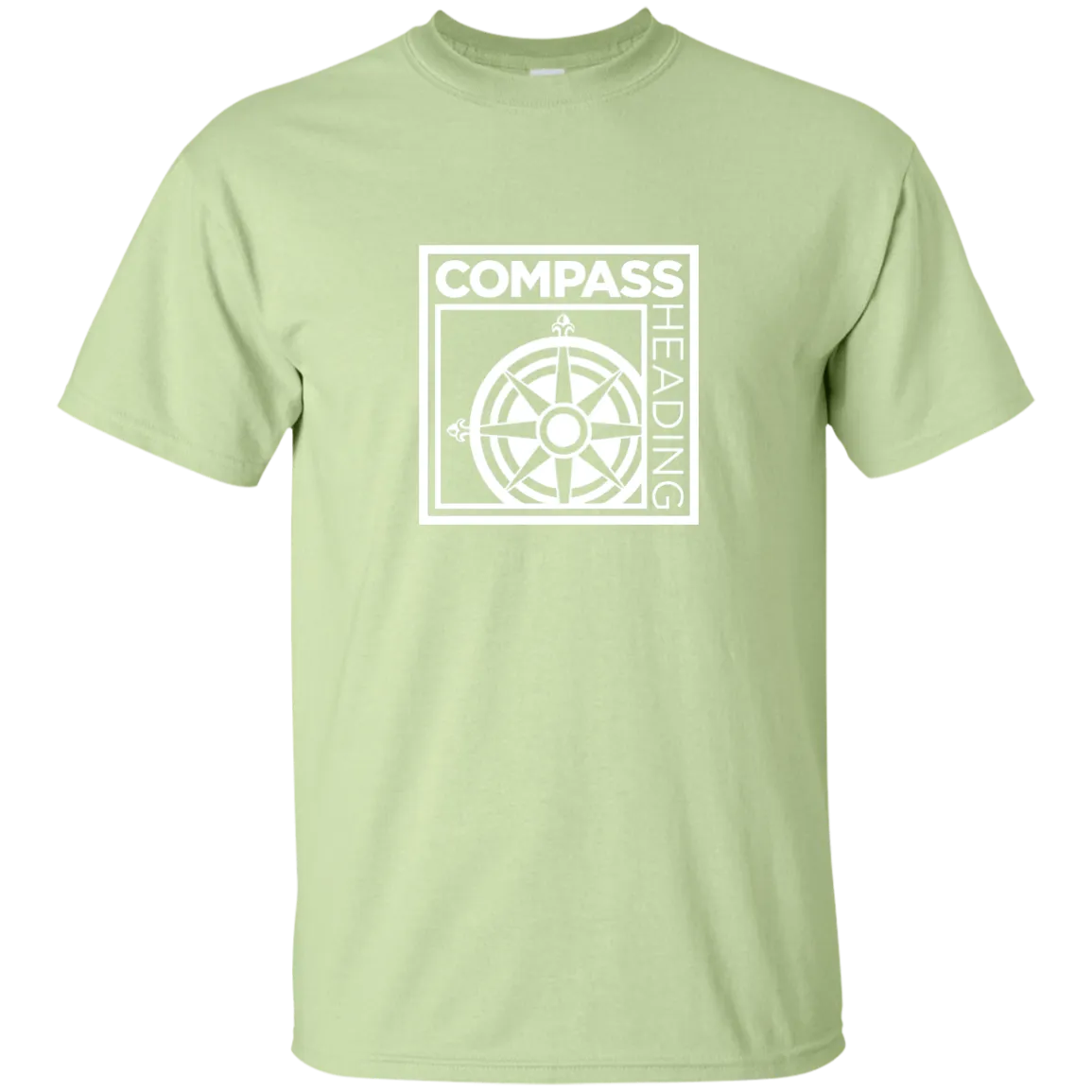 “Know Your Boat” – compass - White on Light Custom Ultra Cotton T-Shirt