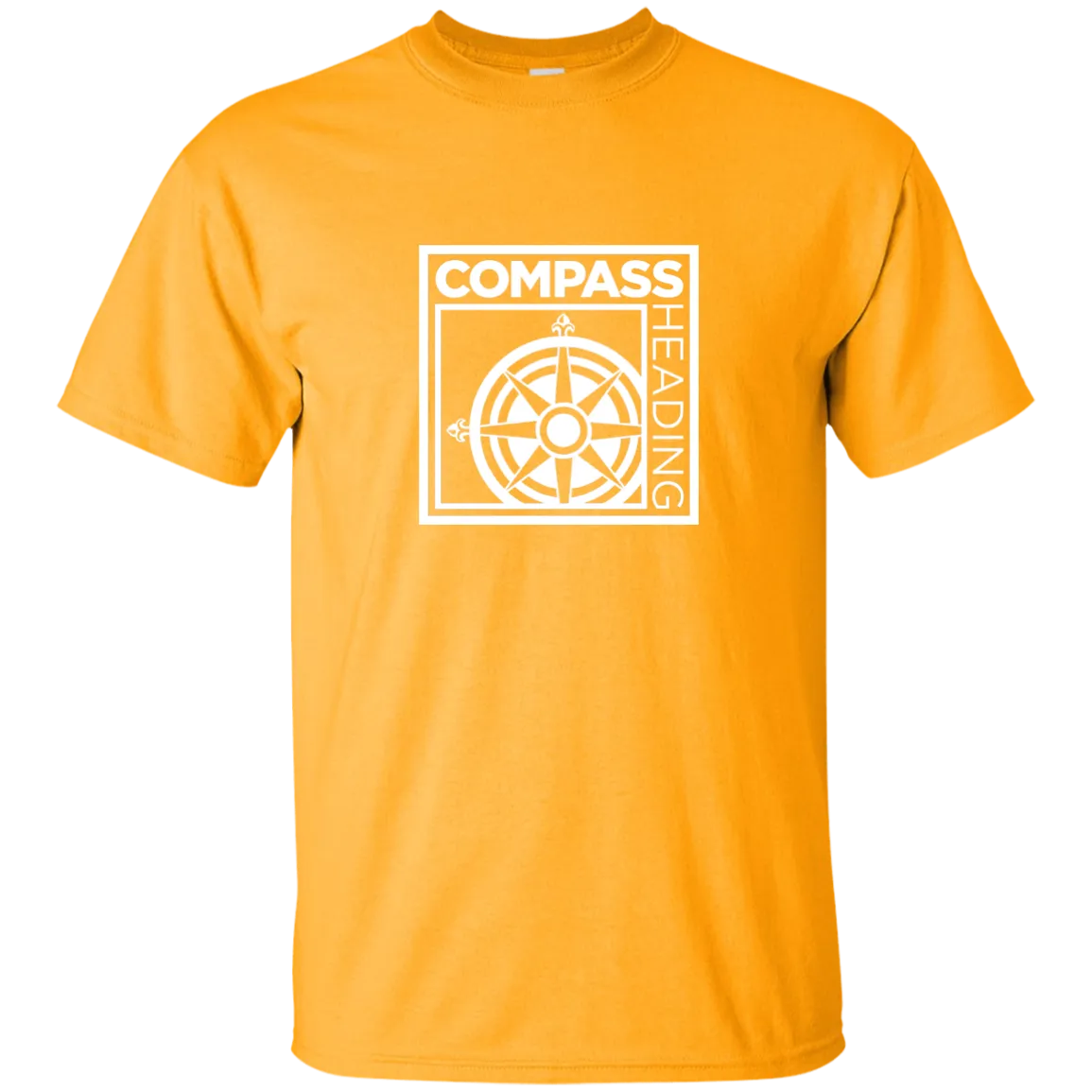 “Know Your Boat” – compass - White on Light Custom Ultra Cotton T-Shirt