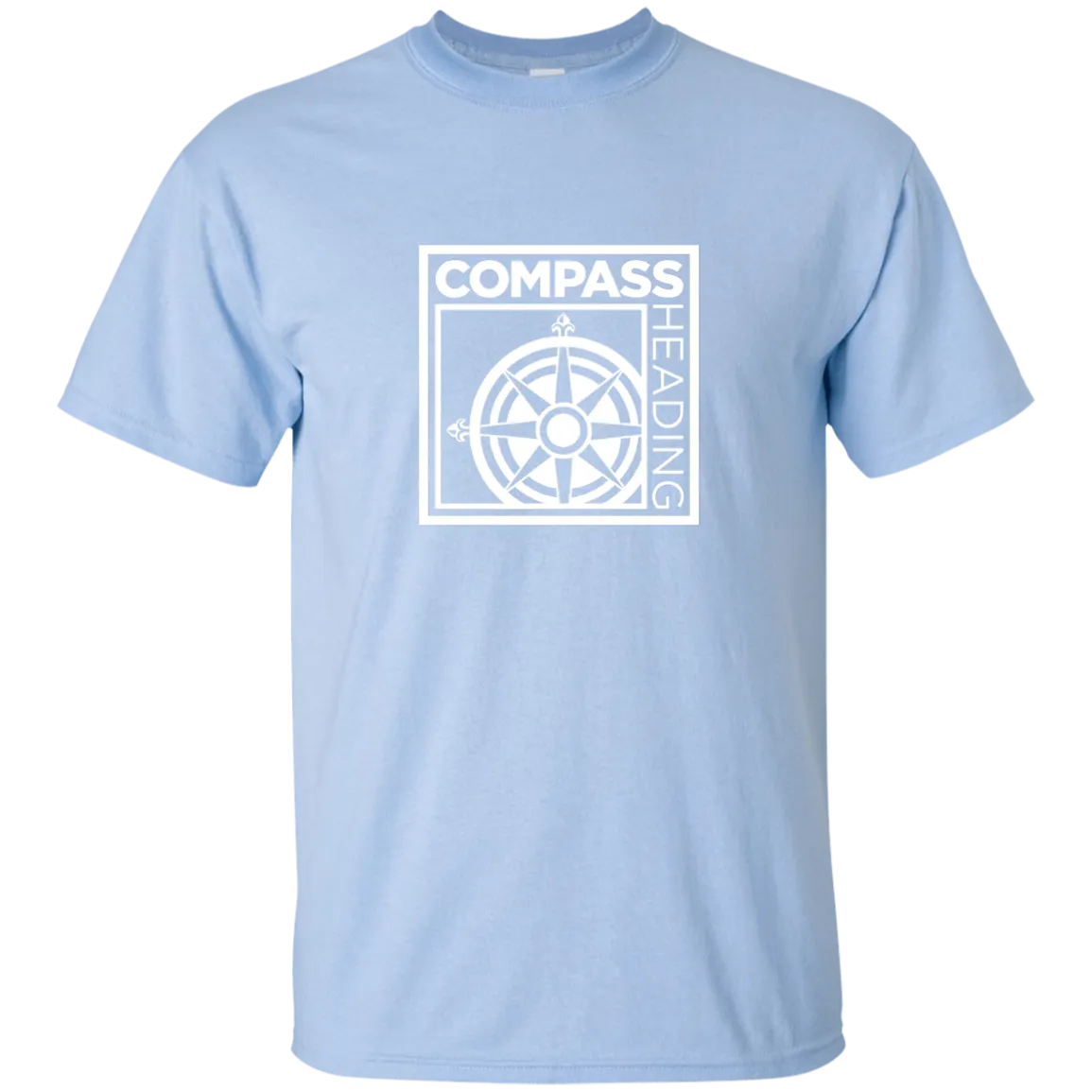 “Know Your Boat” – compass - White on Light Custom Ultra Cotton T-Shirt