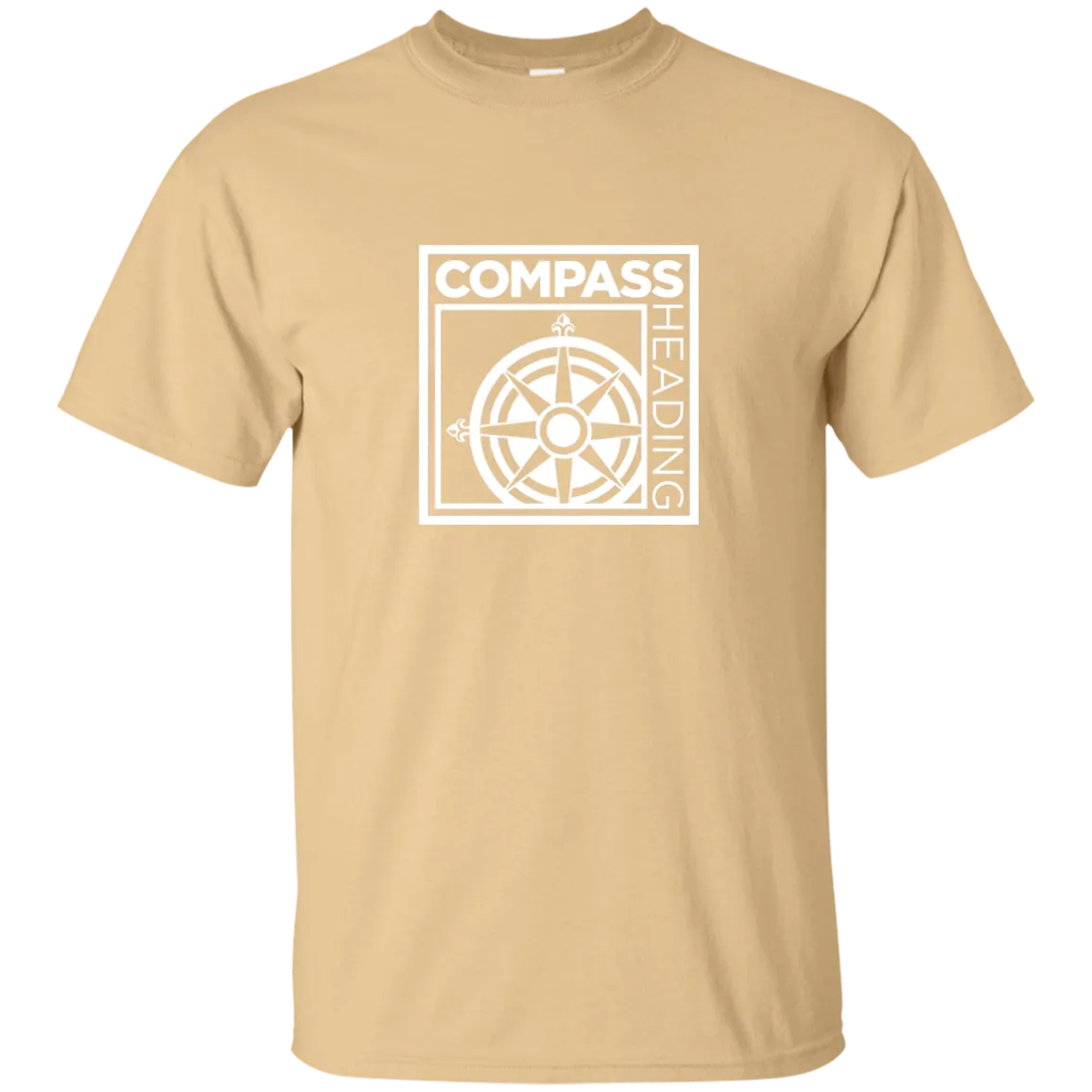 “Know Your Boat” – compass - White on Light Custom Ultra Cotton T-Shirt