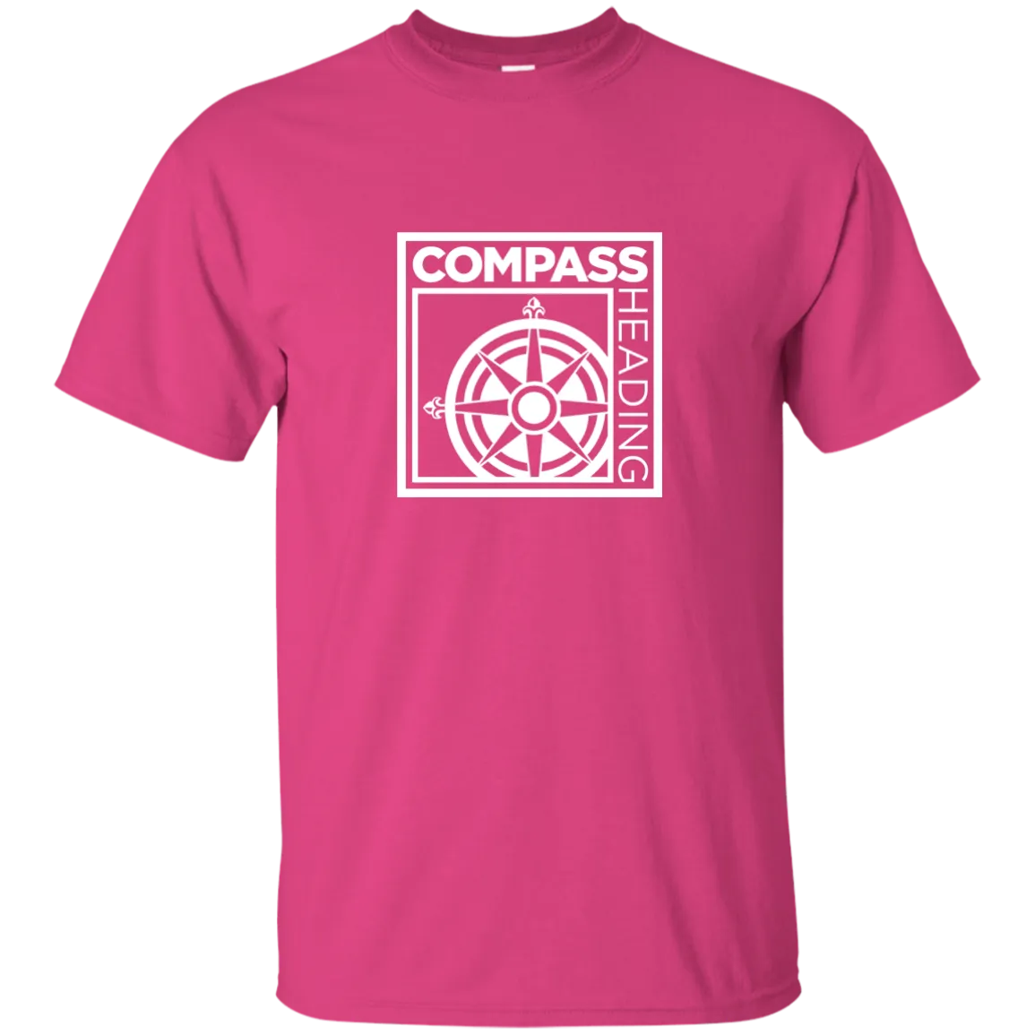 “Know Your Boat” – compass - White on Light Custom Ultra Cotton T-Shirt