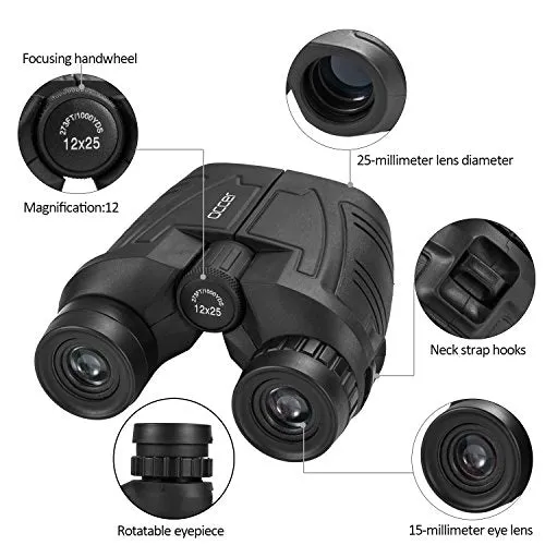 Occer High-Power Waterproof Binoculars | Ideal for Bird Watching and Travel