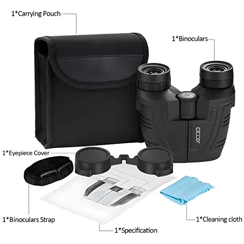 Occer High-Power Waterproof Binoculars | Ideal for Bird Watching and Travel