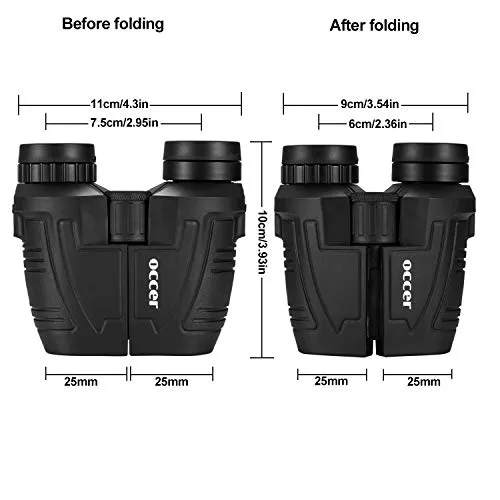 Occer High-Power Waterproof Binoculars | Ideal for Bird Watching and Travel