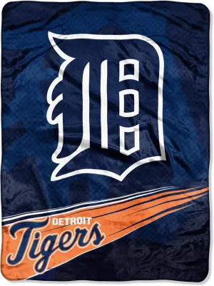 Officially Licensed MLB Speed Raschel Throw Blanket, Soft & Cozy, Washable, Throws & Bedding, 60" x 80"