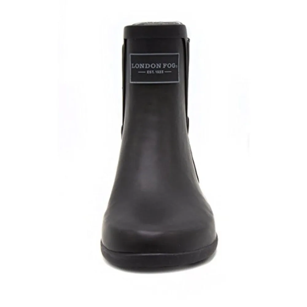 Piccadilly Black London Fog Wellies Rain Ankle Boot