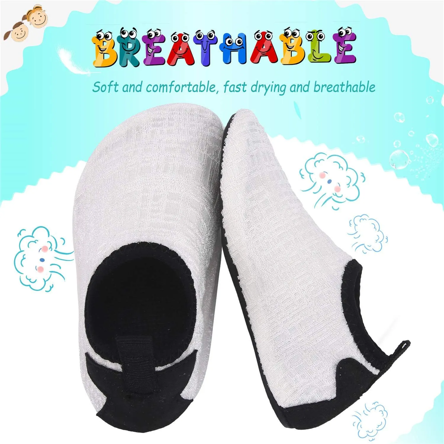 storeofbaby Baby Boys Girls Water Shoes Infant Barefoot Quick Dry Aqua Socks for Swim Beach Pool