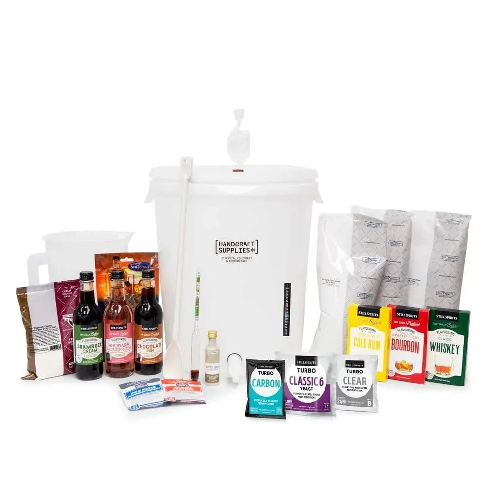 SUPER STARTER KIT with Next Generation Still Spirits Turbo 500 (T500) Copper Condenser Home Distillery Kit *MOST POPULAR*