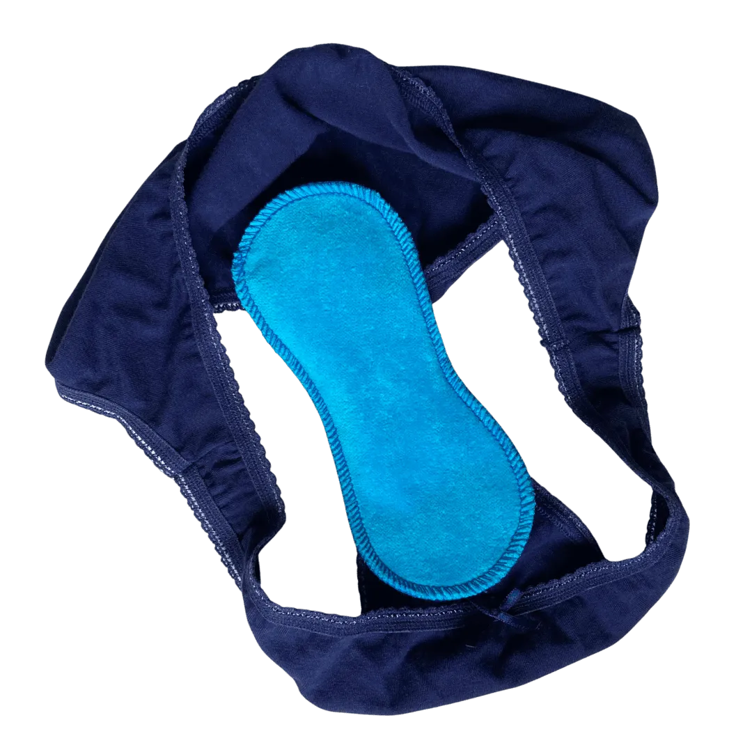 Turquoise Limited Edition Micro Pad - Organic Cotton Reusable Pantyliner