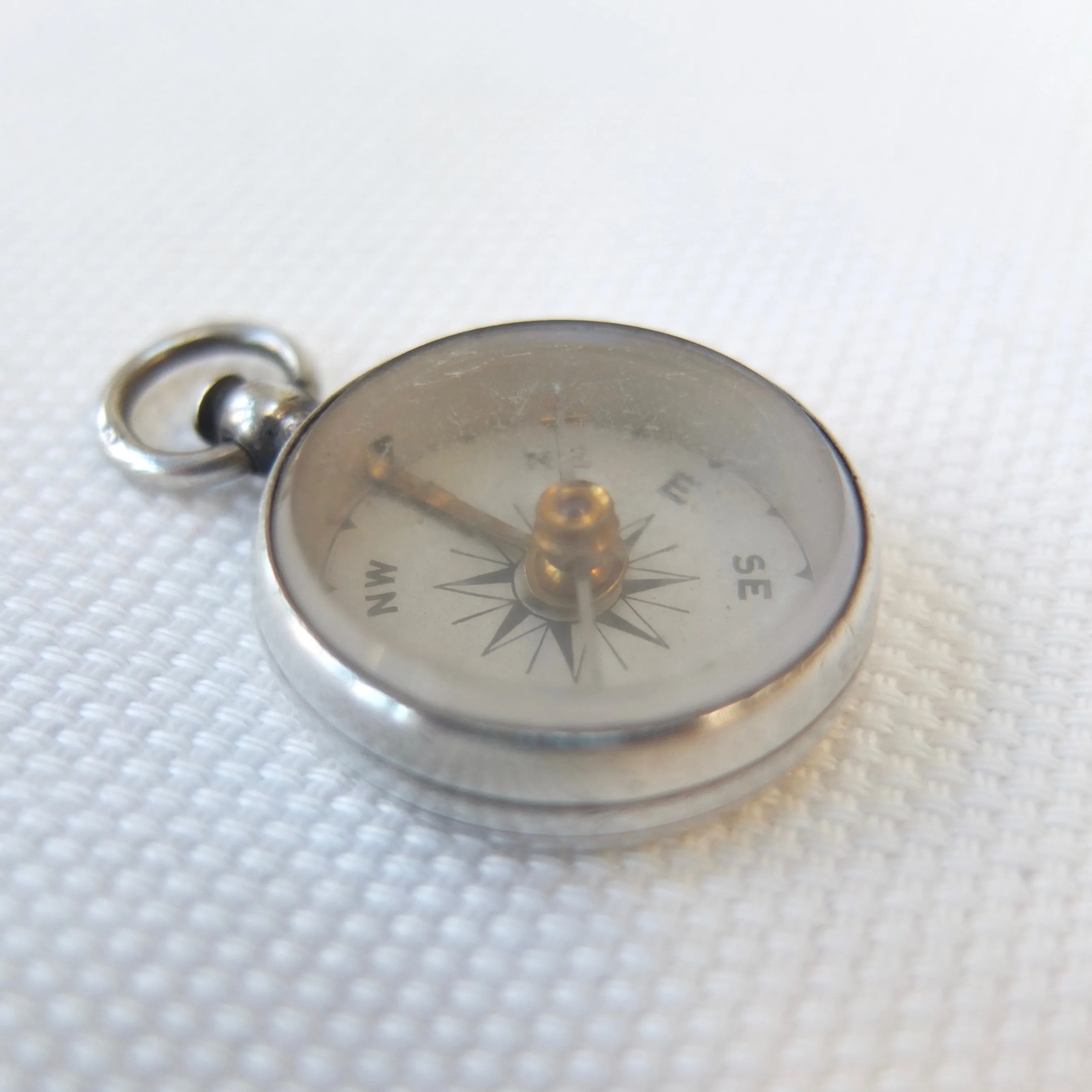 Victorian Silver Compass, Lewis Nightingale, London 1897