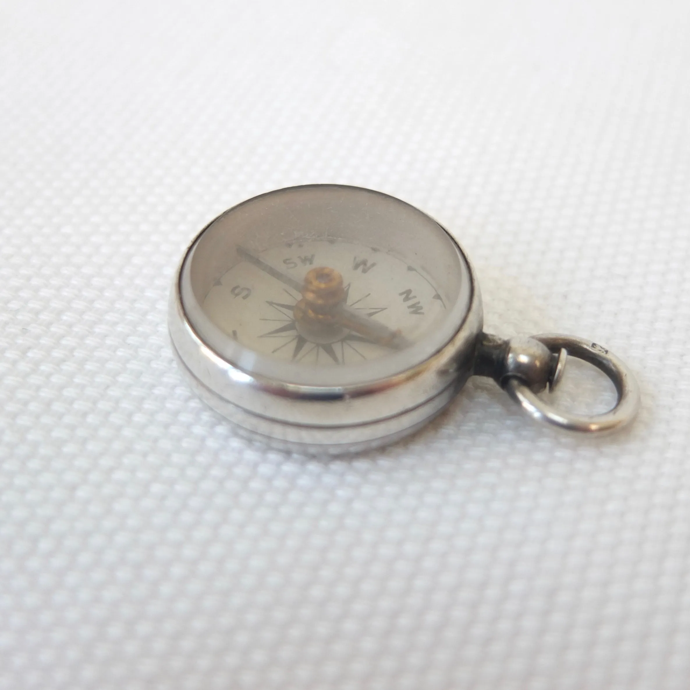 Victorian Silver Compass, Lewis Nightingale, London 1897