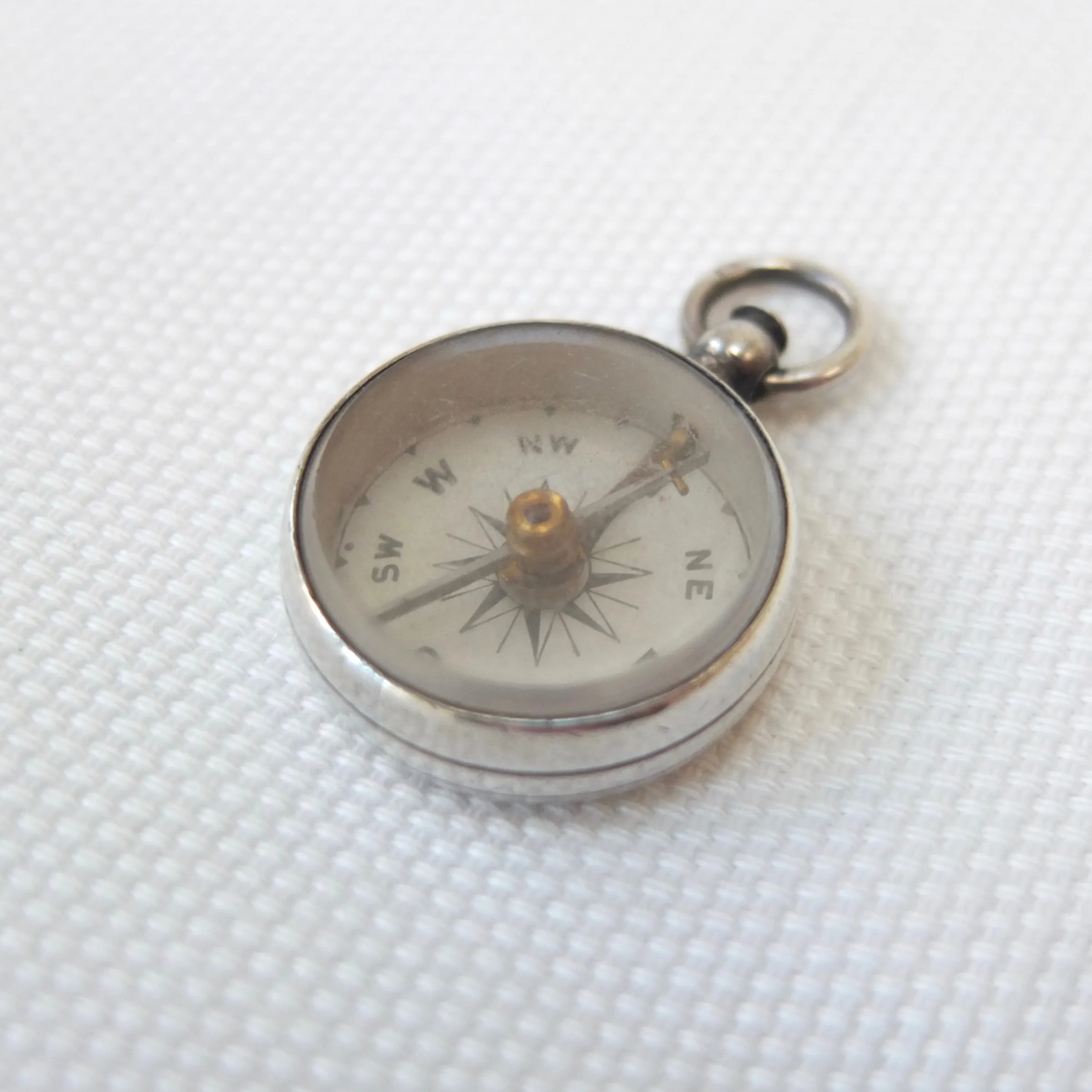 Victorian Silver Compass, Lewis Nightingale, London 1897