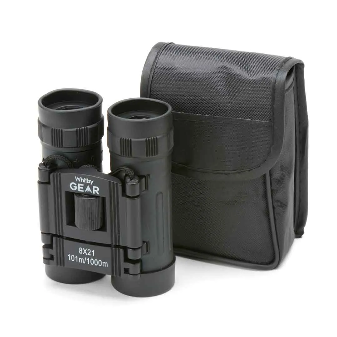 Whitby Gear Compact Pocket Binoculars 8x
